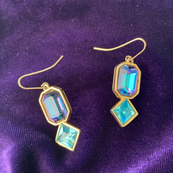 Vintage YSL cubist pendant earrings - Picture 2 of 6